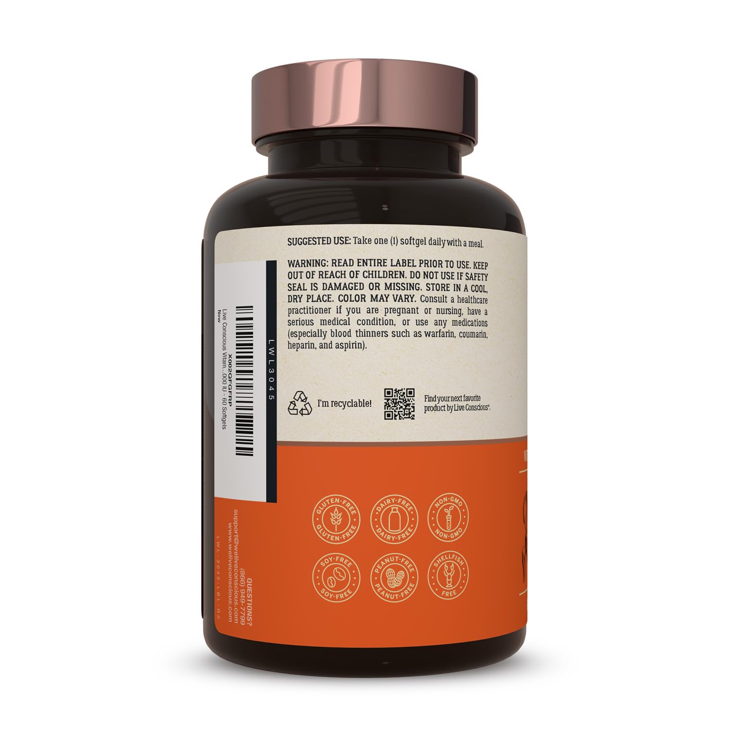 Vitamin K2 MK7 with D3 Bone & Heart | Live Conscious

