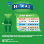 FitRight Adult Diapers - Heavy Absorbency OptiFit Briefs

