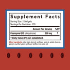 Doctor’s Recipes CoQ10 Softgels with Olive Oil 200 mg

