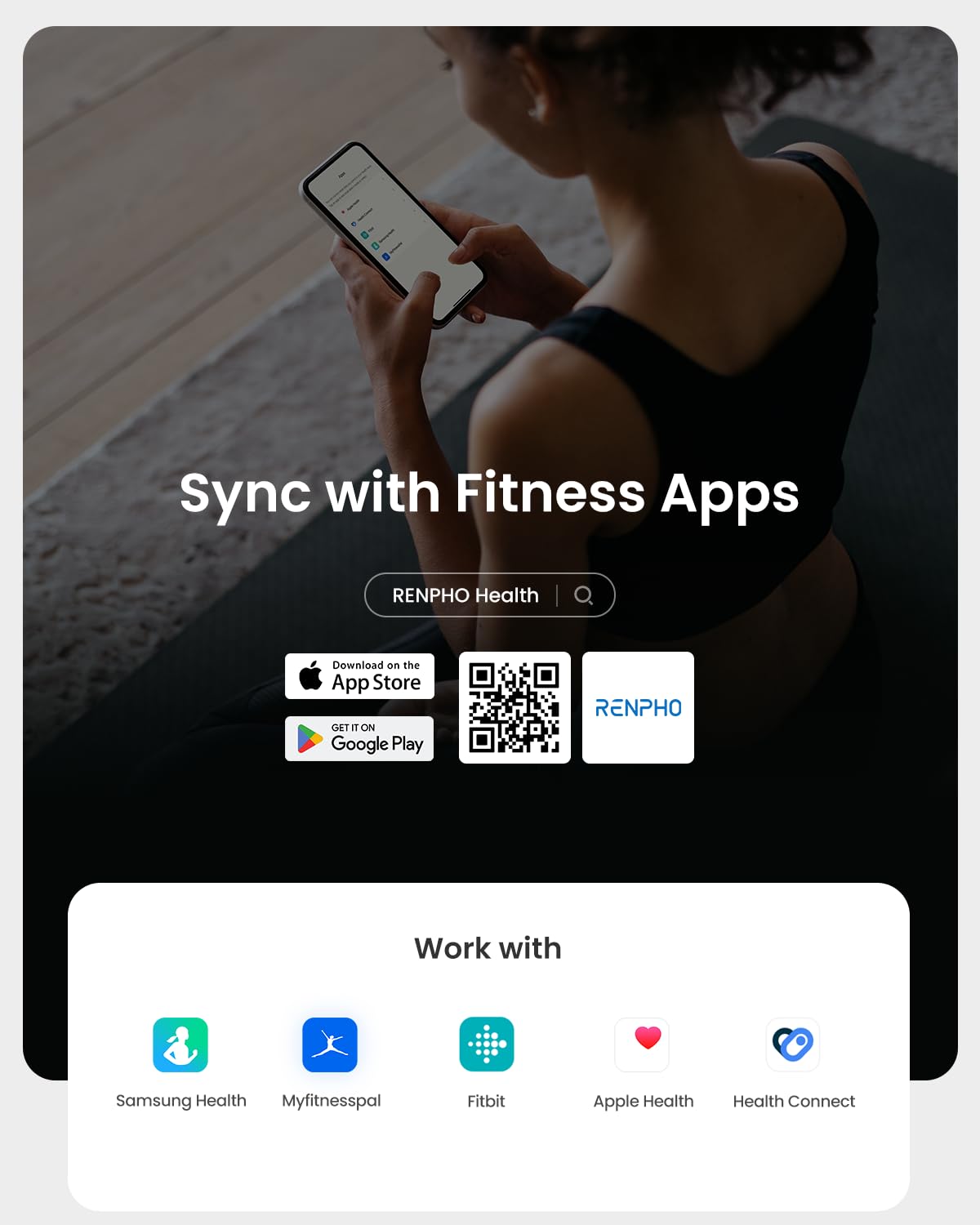 RENPHO Smart Body Scale with BMI & App Sync

