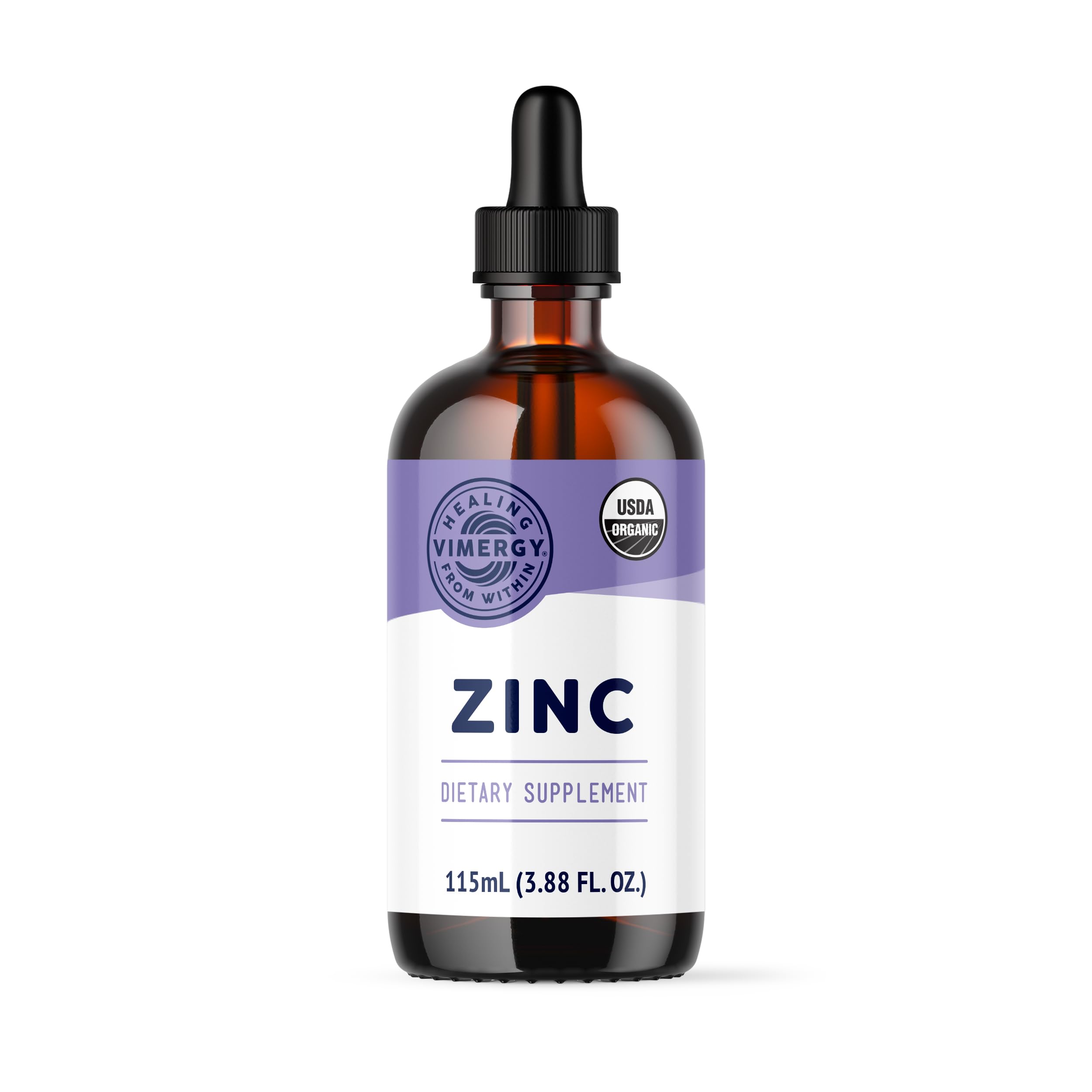 VIMERGY Liquid Zinc – Organic Vegan Immune Support

