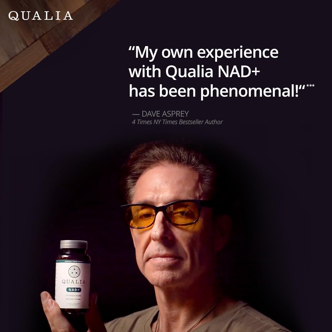 Qualia NAD+ Supplement Doctor-Formulated NAD+ Precursors

