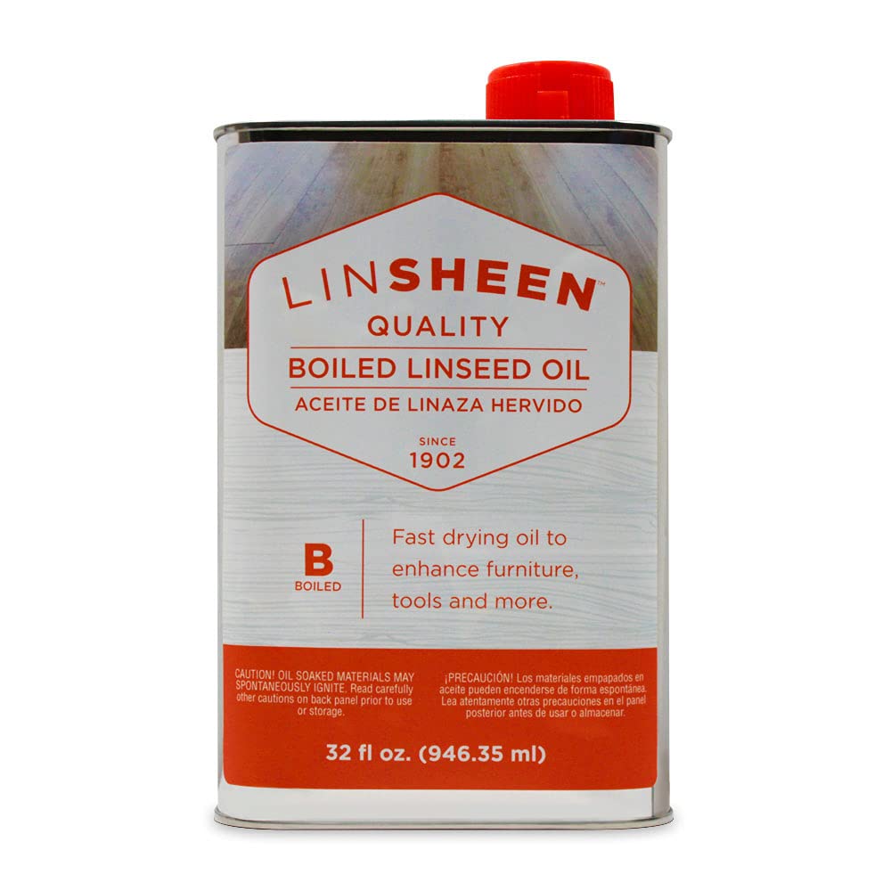 LinSheen Boiled Linseed Oil - Clear Wood Finish

