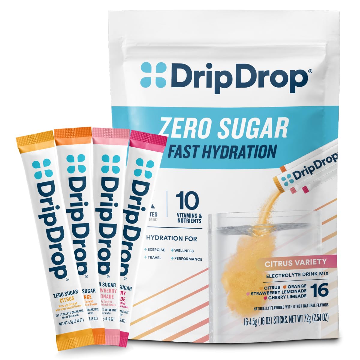 DripDrop Sugar Free Hydration - Electrolyte Drink Mix
