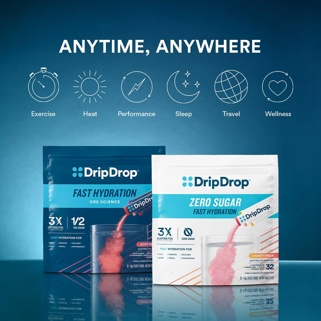 DripDrop Hydration Electrolyte Drink Mix | Non-GMO

