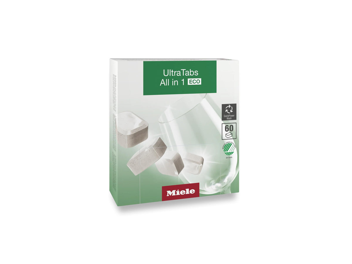 Miele UltraTabs All-in-One Dishwasher Detergent Tabs for All Dishwashers