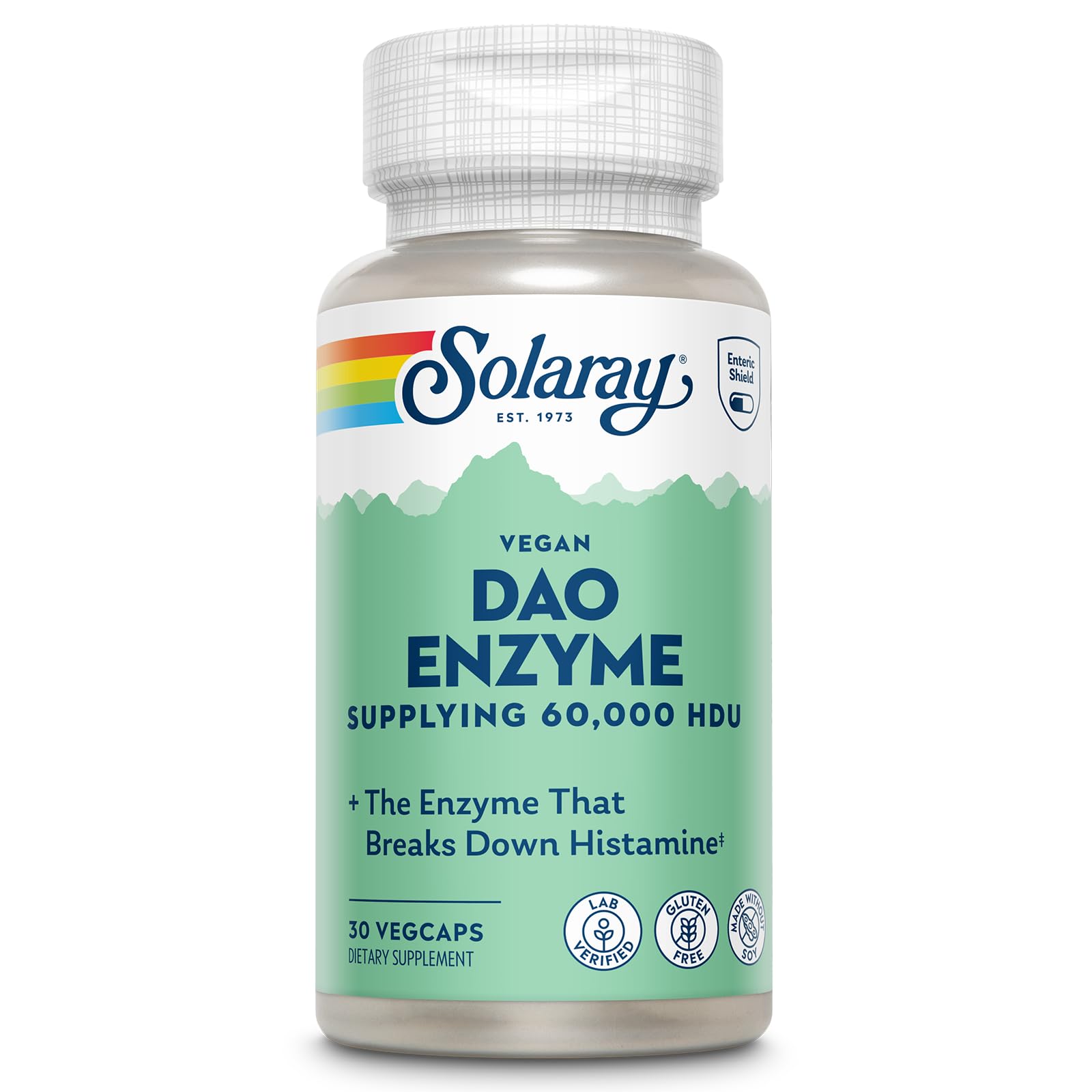 Solaray DAO Enzyme Digestive Enzyme | Vegan

