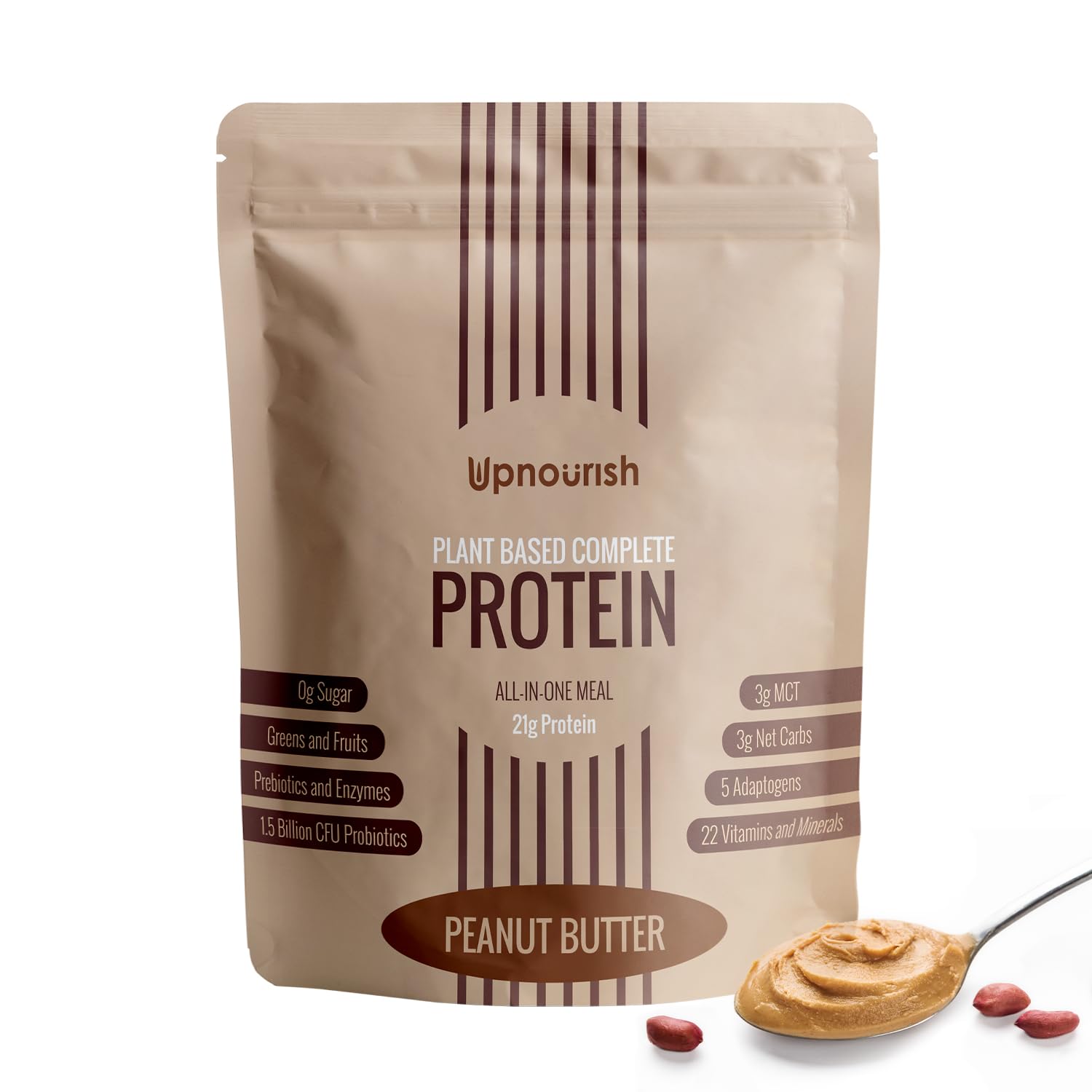 UpNourish Plant-Based Protein Powder with Probiotics