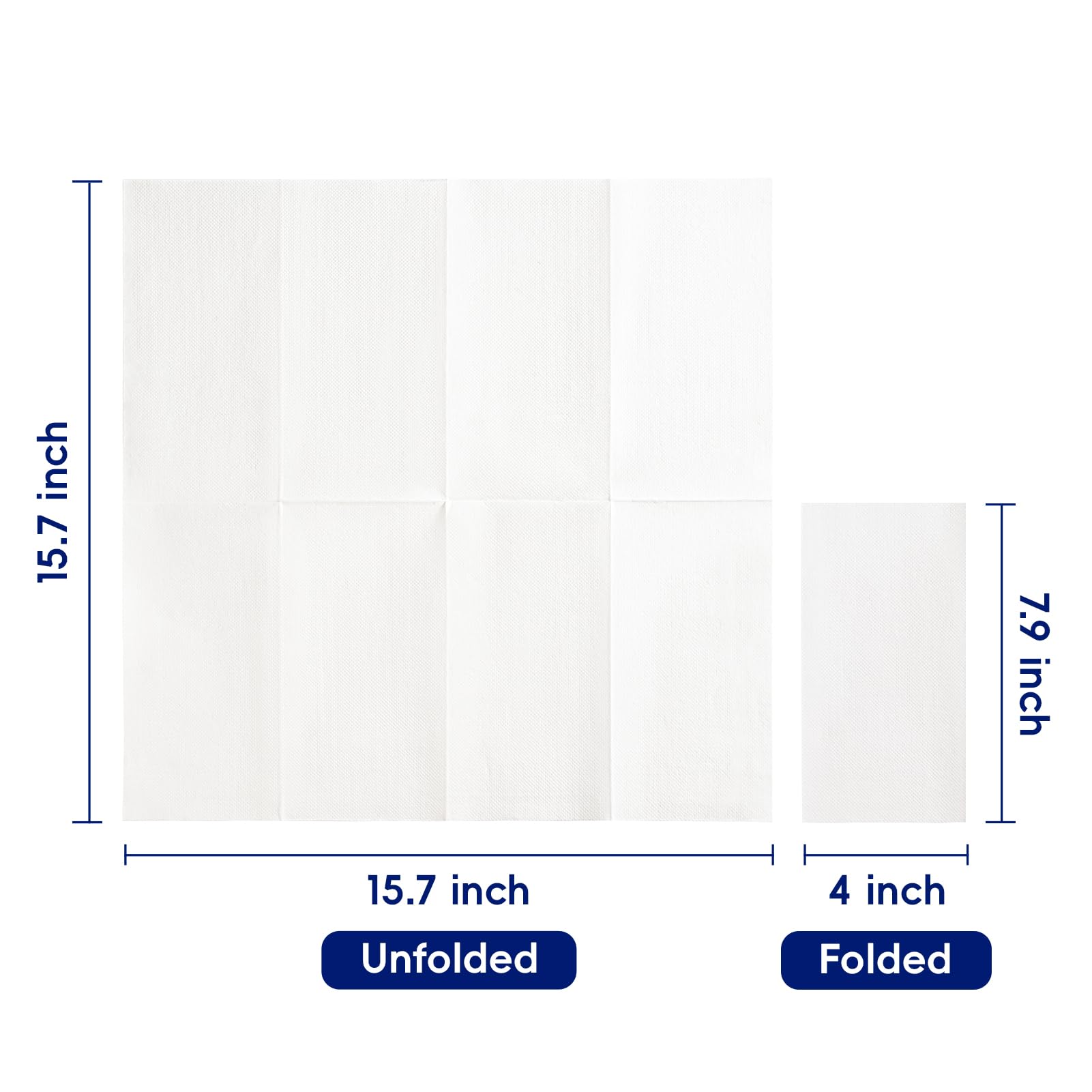 JOLLY CHEF Disposable Paper Napkins for Events

