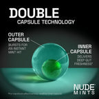 NUDE MINTS Dual Action Liquid Capsules Breath Freshener

