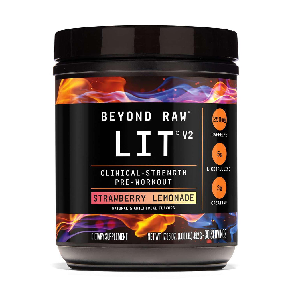 Beyond Raw LIT V2 Pre-Workout Powder | Clinical Strength

