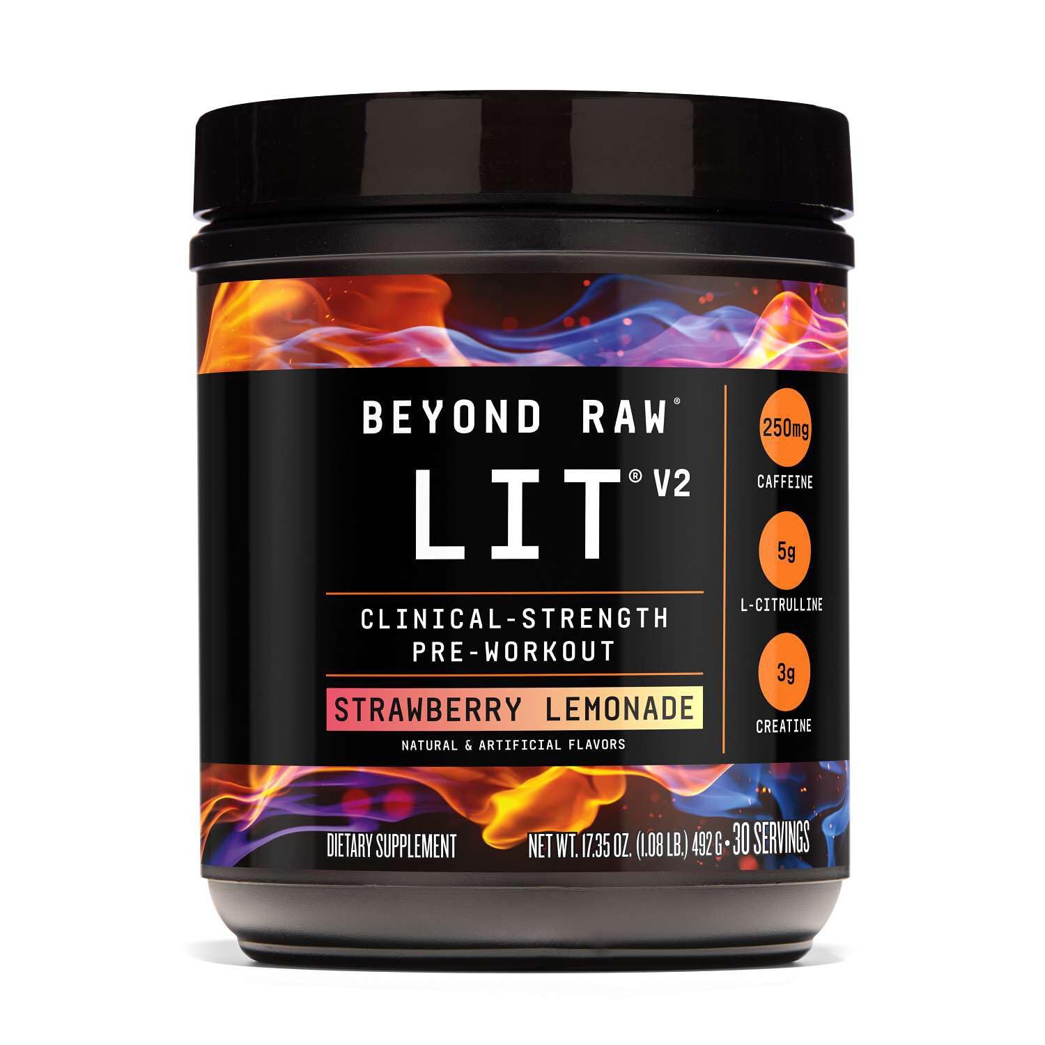 Beyond Raw LIT V2 Clinical Strength Pre-Workout Powder