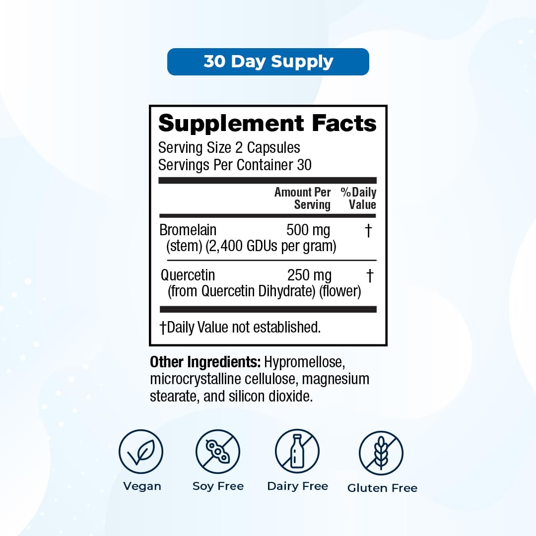 VitaMedica Bromelain & Quercetin - Immunity & Joint Support

