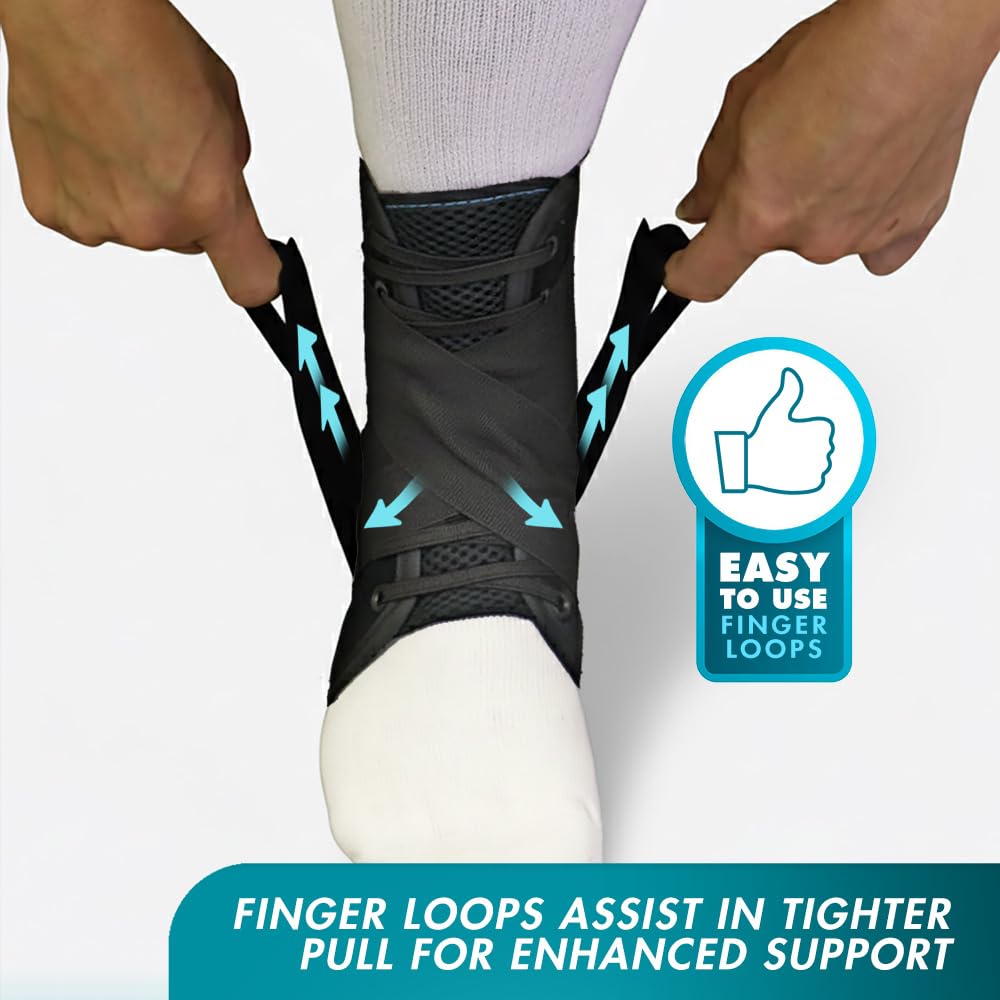 Med Spec ASO Ankle Stabilizer - Lace Up Ankle Brace

