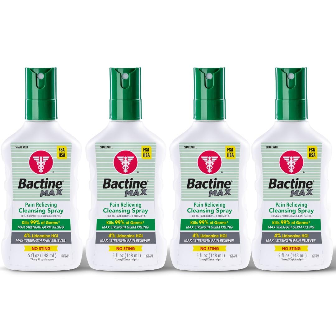 Bactine MAX First Aid Spray Pain Relief

