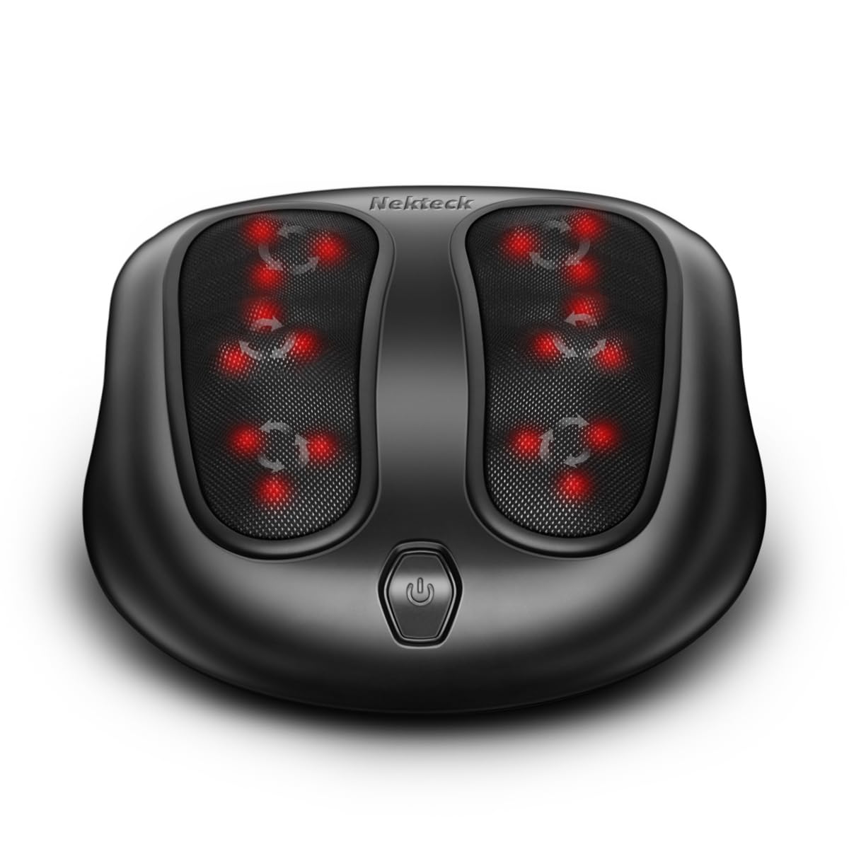 Nekteck Foot Massager with Heat – Shiatsu Kneading


