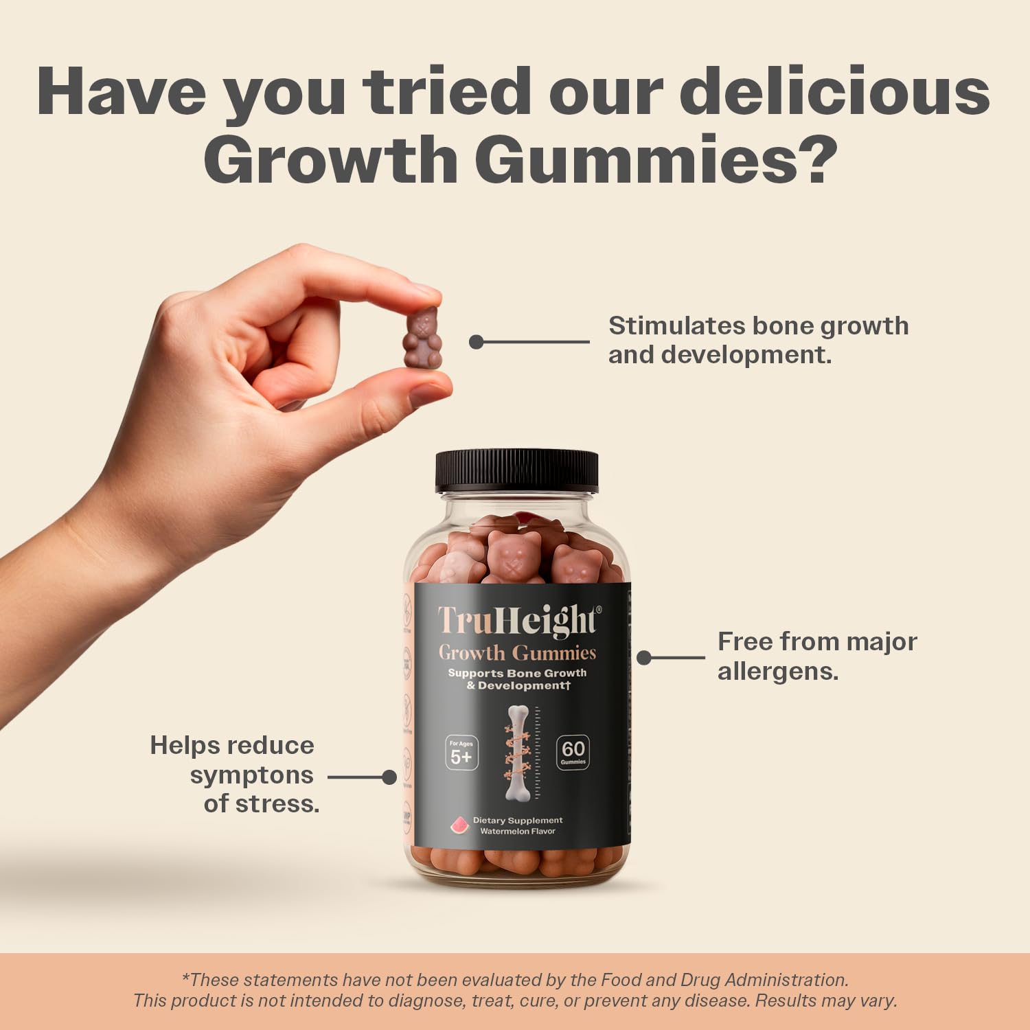 TruHeight Growth Gummies for Kids & Teens

