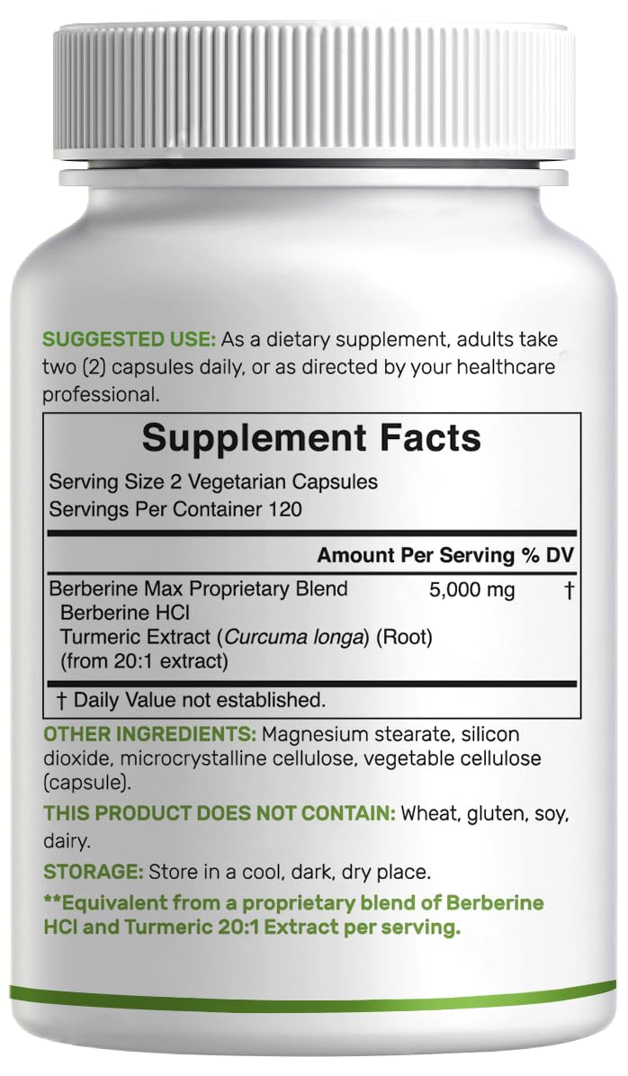 Berberine Turmeric Dietary Supplement | DEAL SUPPLEMENT

