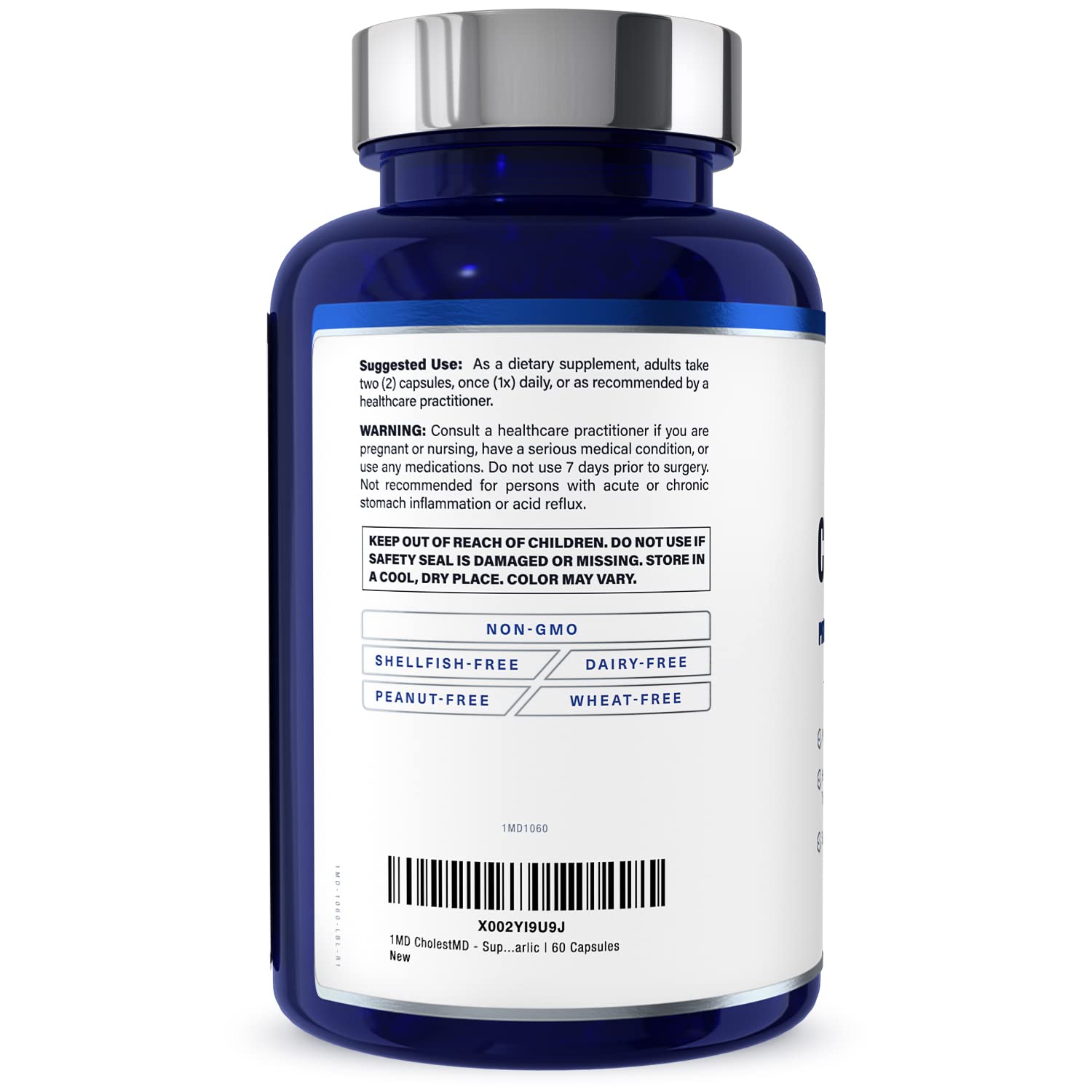 CholestMD by 1MD Nutrition with Olive Leaf & Bergavit

