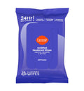 Lume Acidified Deodorant Wipes - 24 Hour Odor Control - Aluminum Free