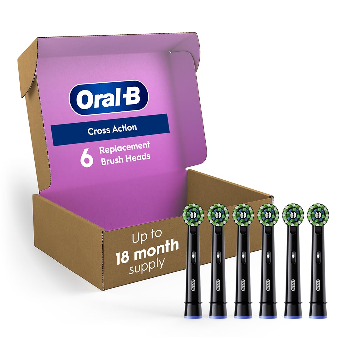 Oral-B Cross Action Replacement Brush Heads for Electric Toothbrush