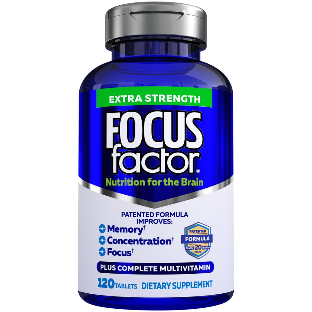 Focus Factor Brain Supplement Extra Strength|Memory & Focus

