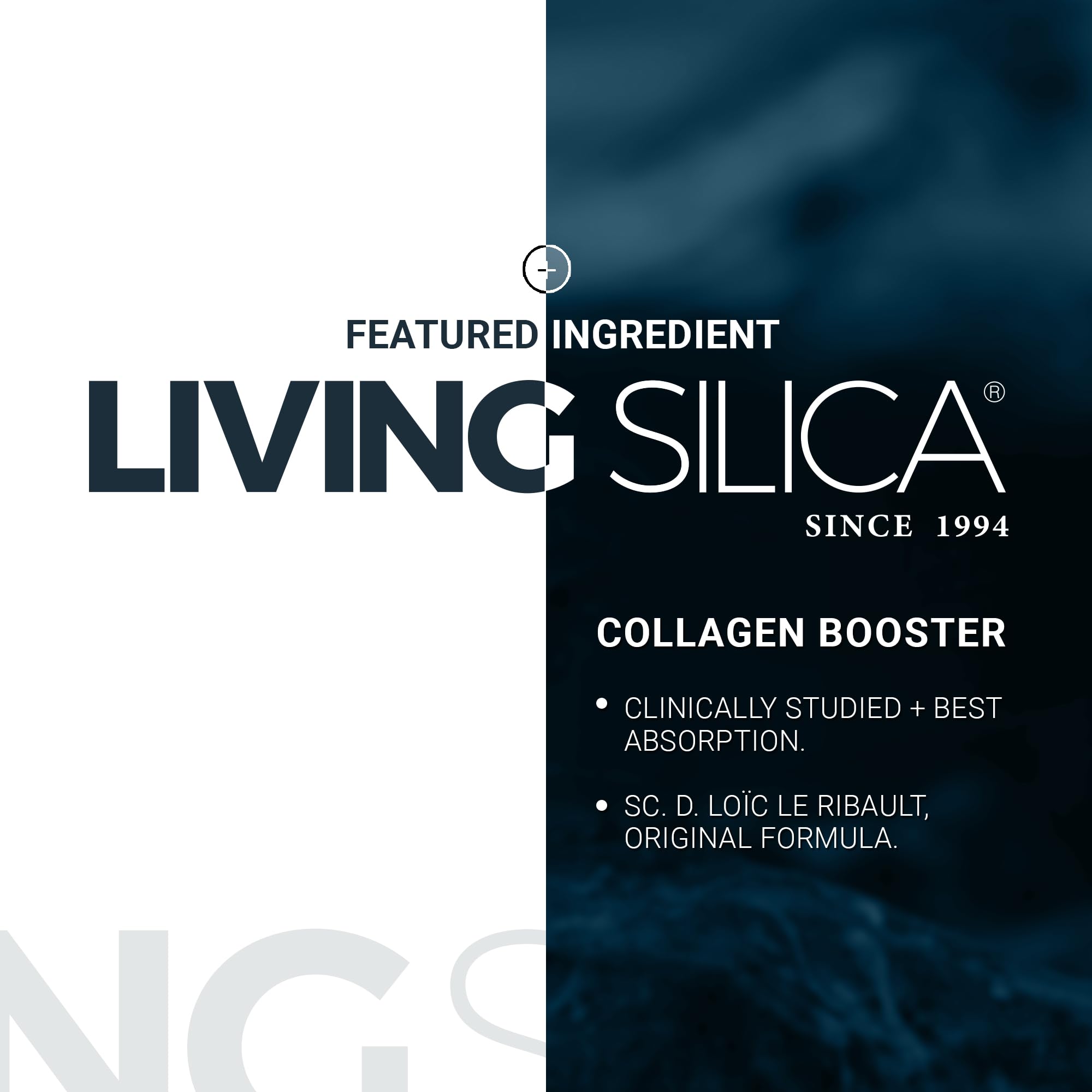 ORGONO Living Silica Collagen Booster - Vegan Mineral-Based

