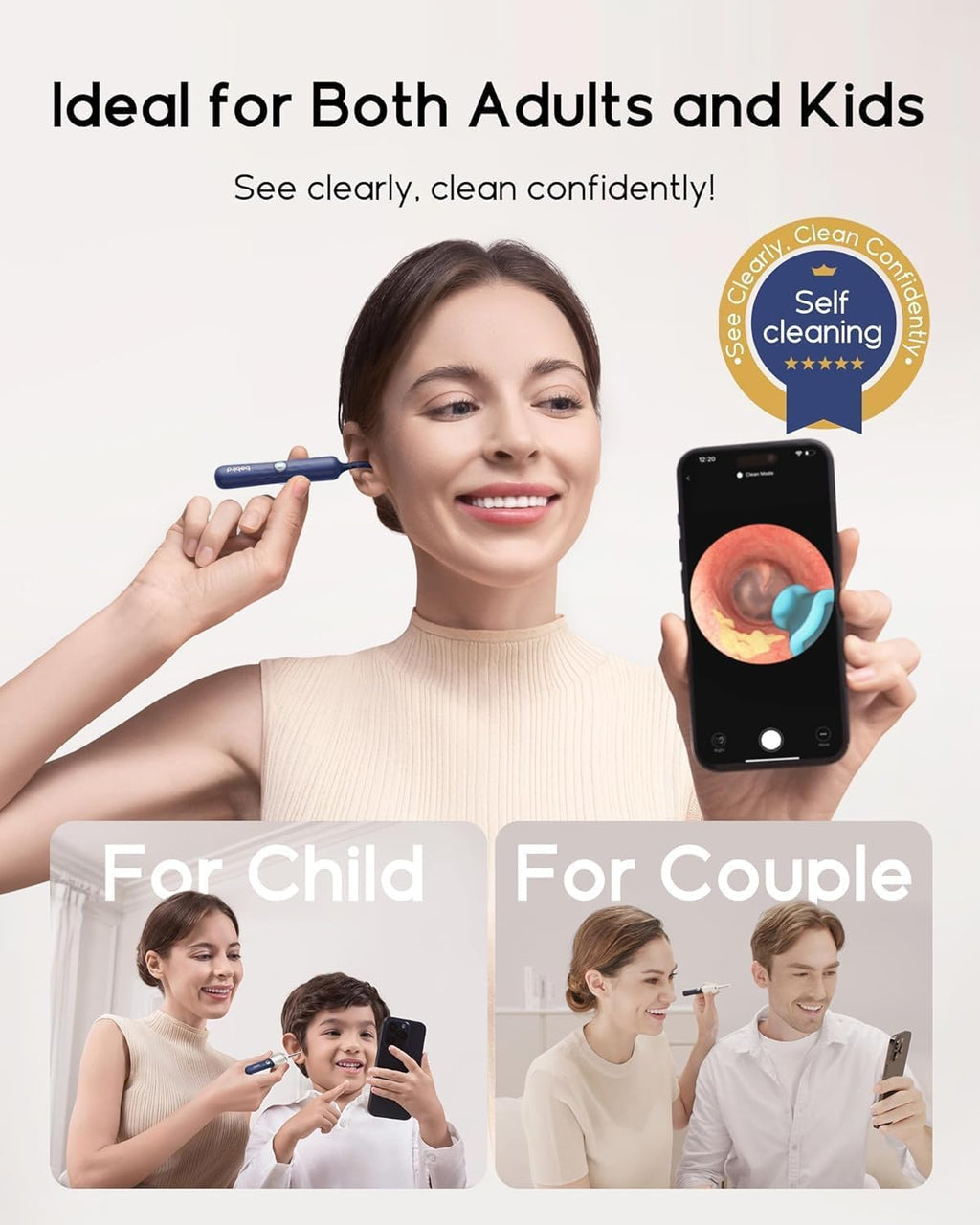 Bebird Ear Wax Removal Tool with Camera Otoscope

