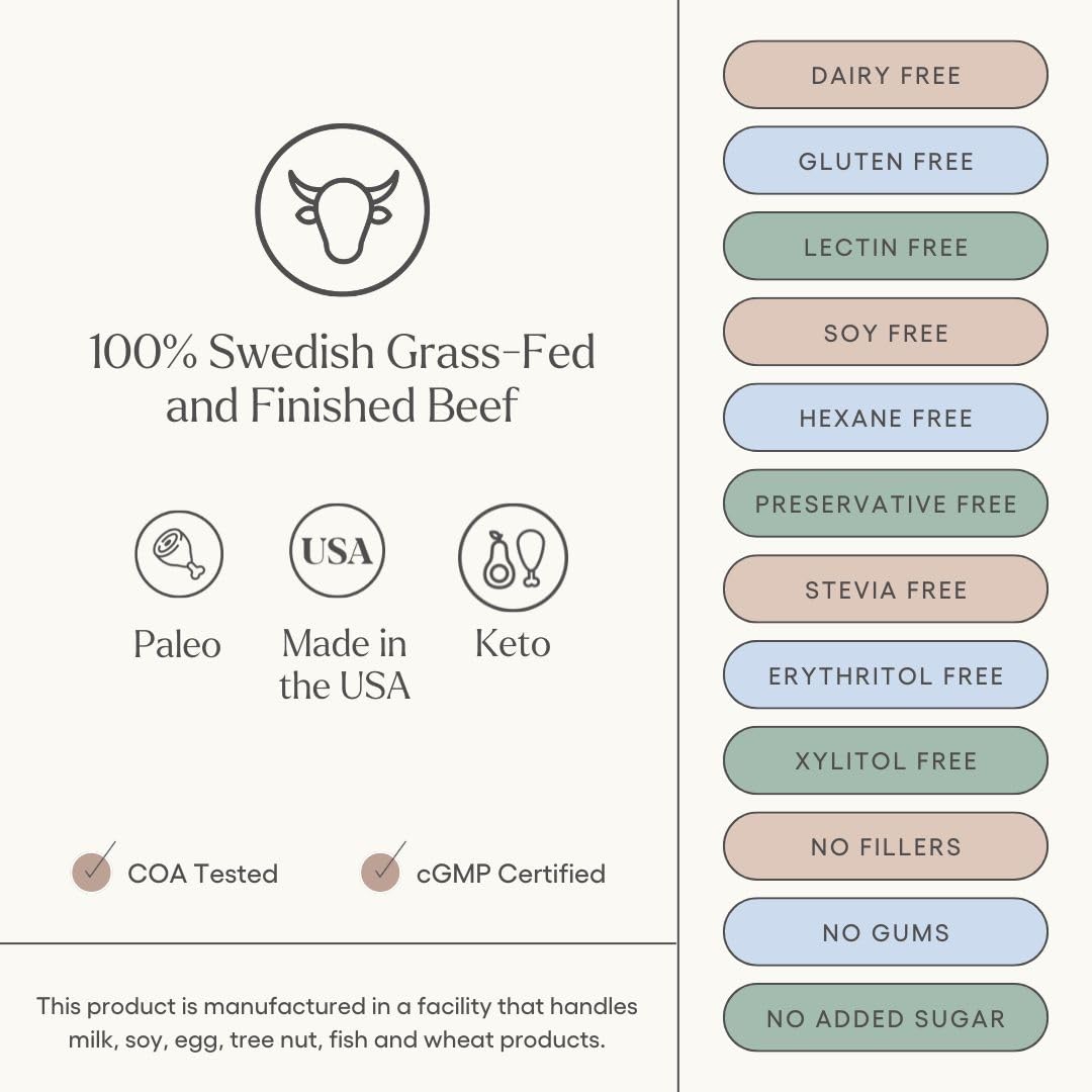 Be Well by Kelly Grass-Finished Beef Protein Powder

