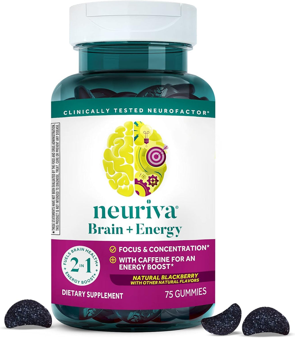 Neuriva Brain + Energy Gummies for Focus | Neurofactor

