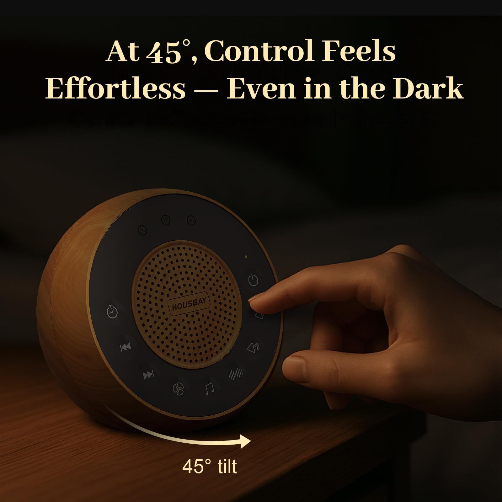 Housbay Sleep Sound Machine - 31 Sounds & Auto-Off Timer


