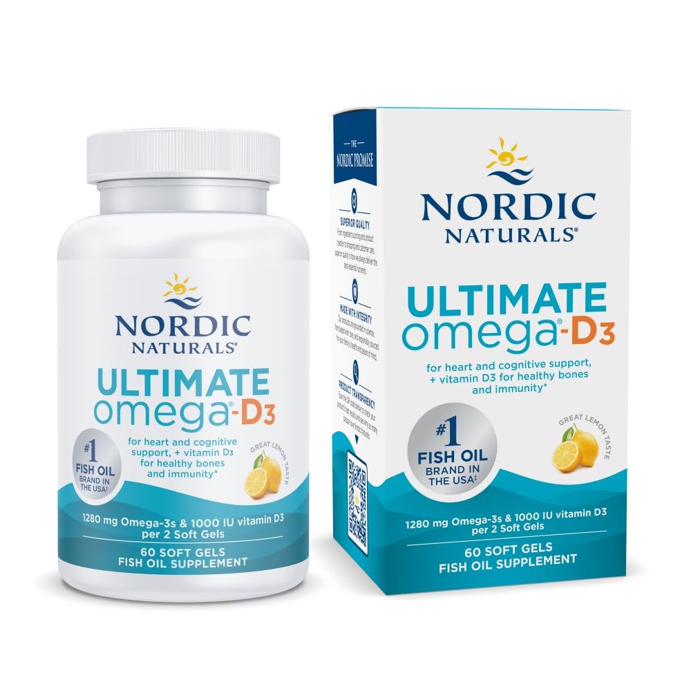 Nordic Naturals Ultimate Omega-D3 Lemon Flavor