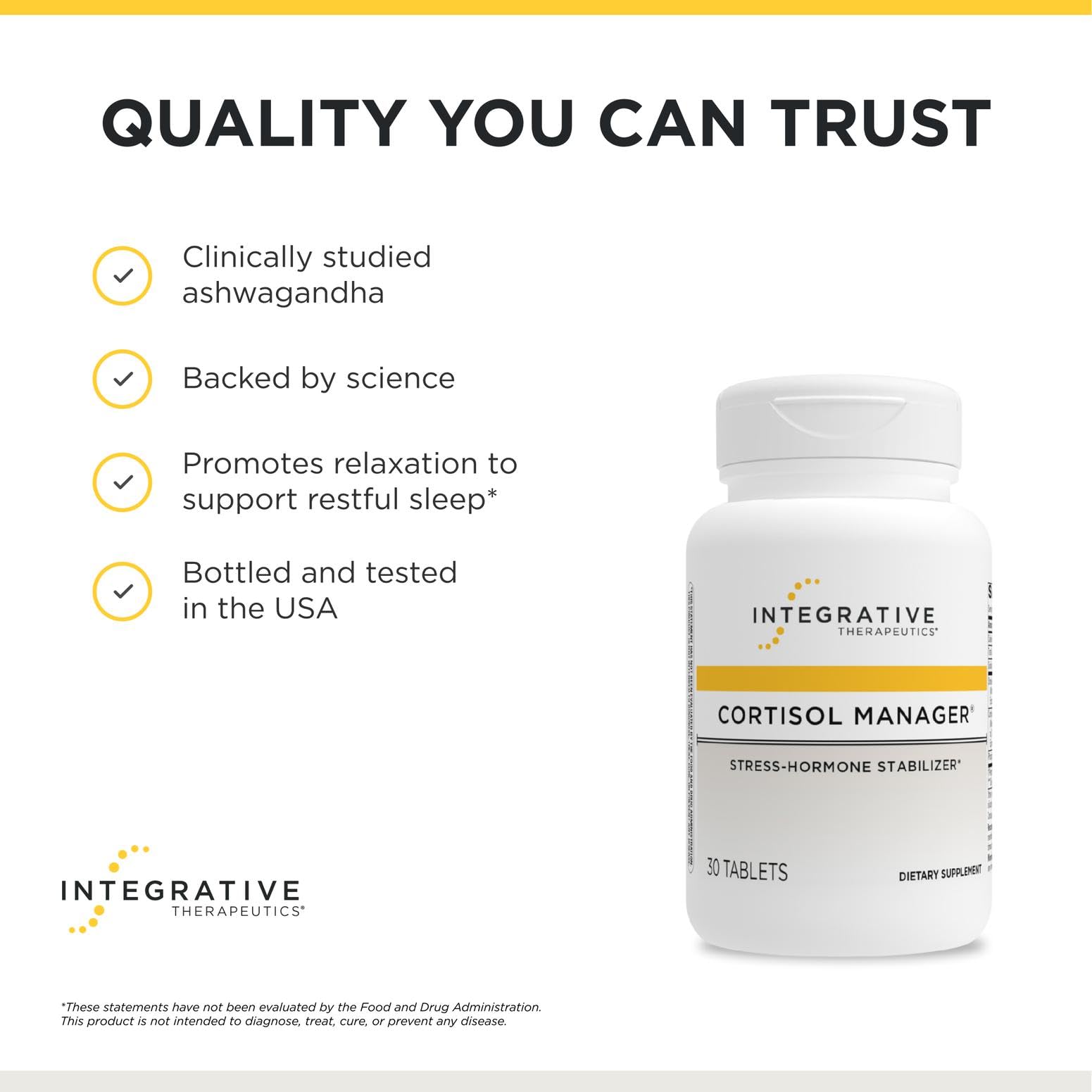 Integrative Therapeutics Cortisol Manager - Stress Support

