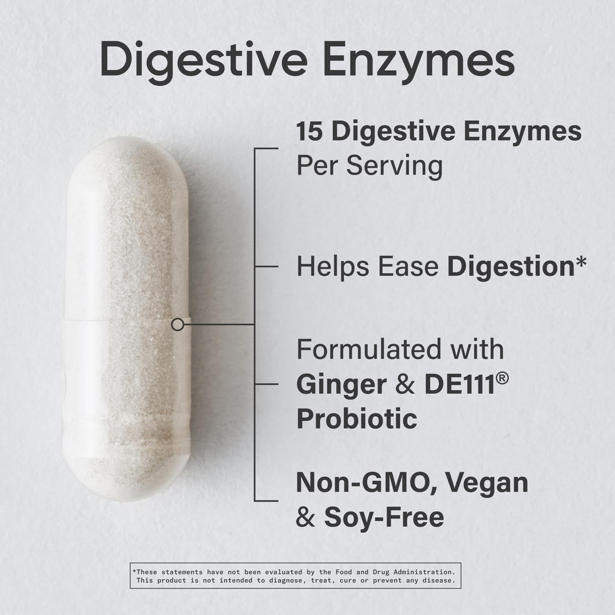 Sports Research Digestive Enzymes with Probiotics Plant Based

