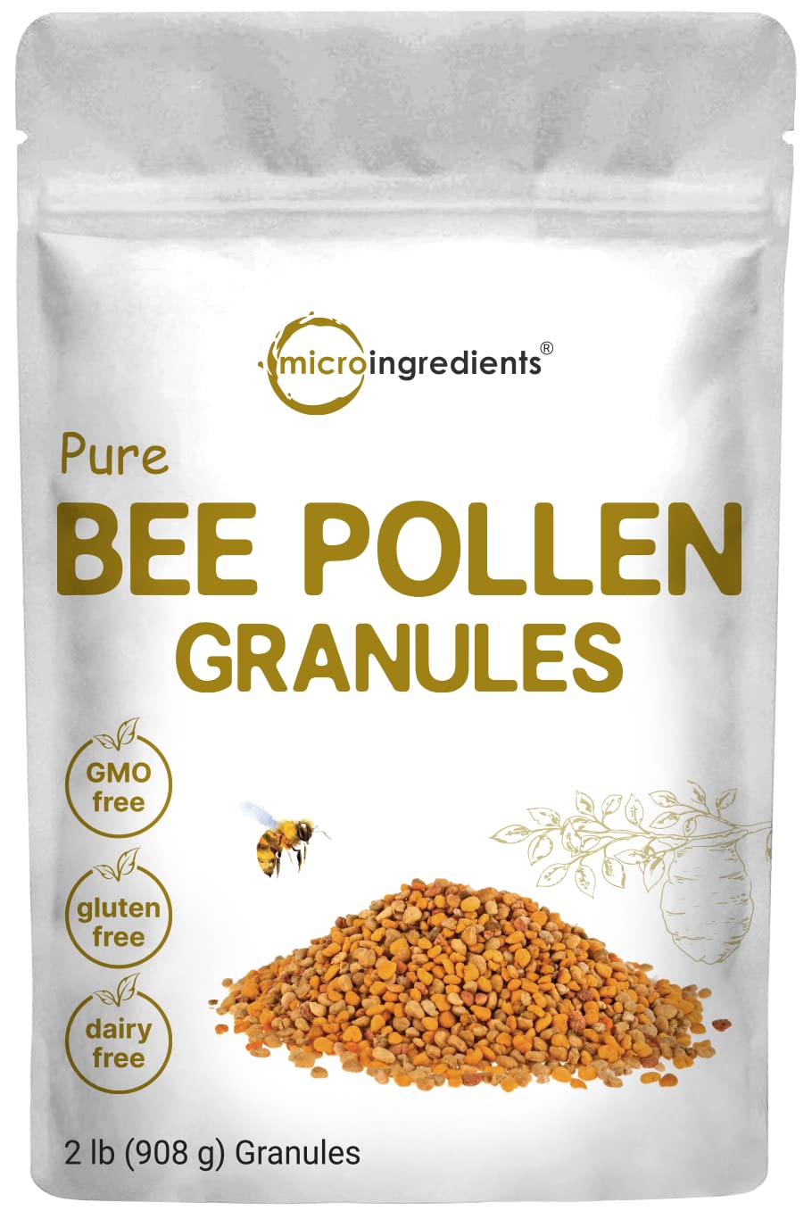 Micro Ingredients Bee Pollen Granules - Pure Superfood

