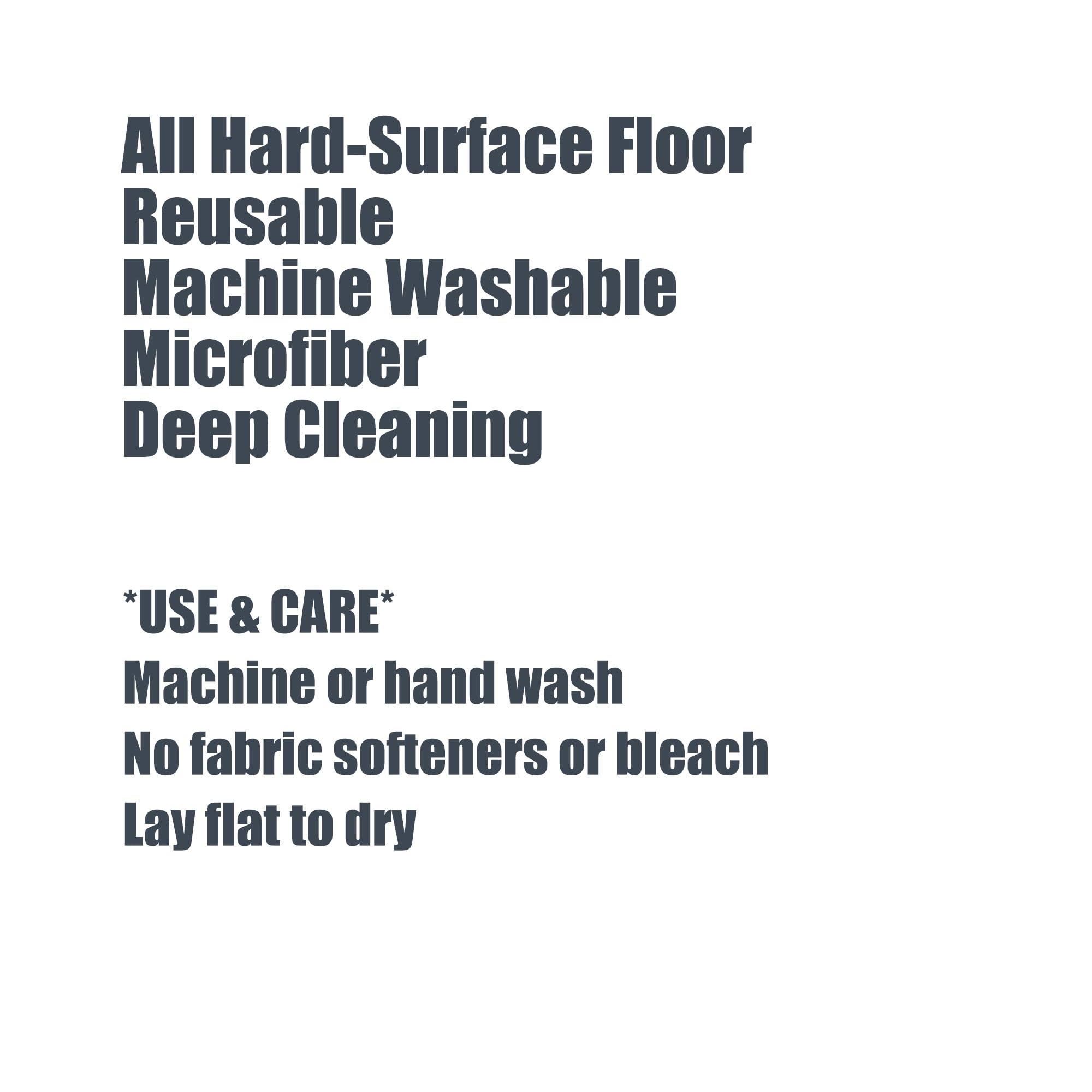 Homsis Mop Head Replacement for Spin Mops - Machine Washable

