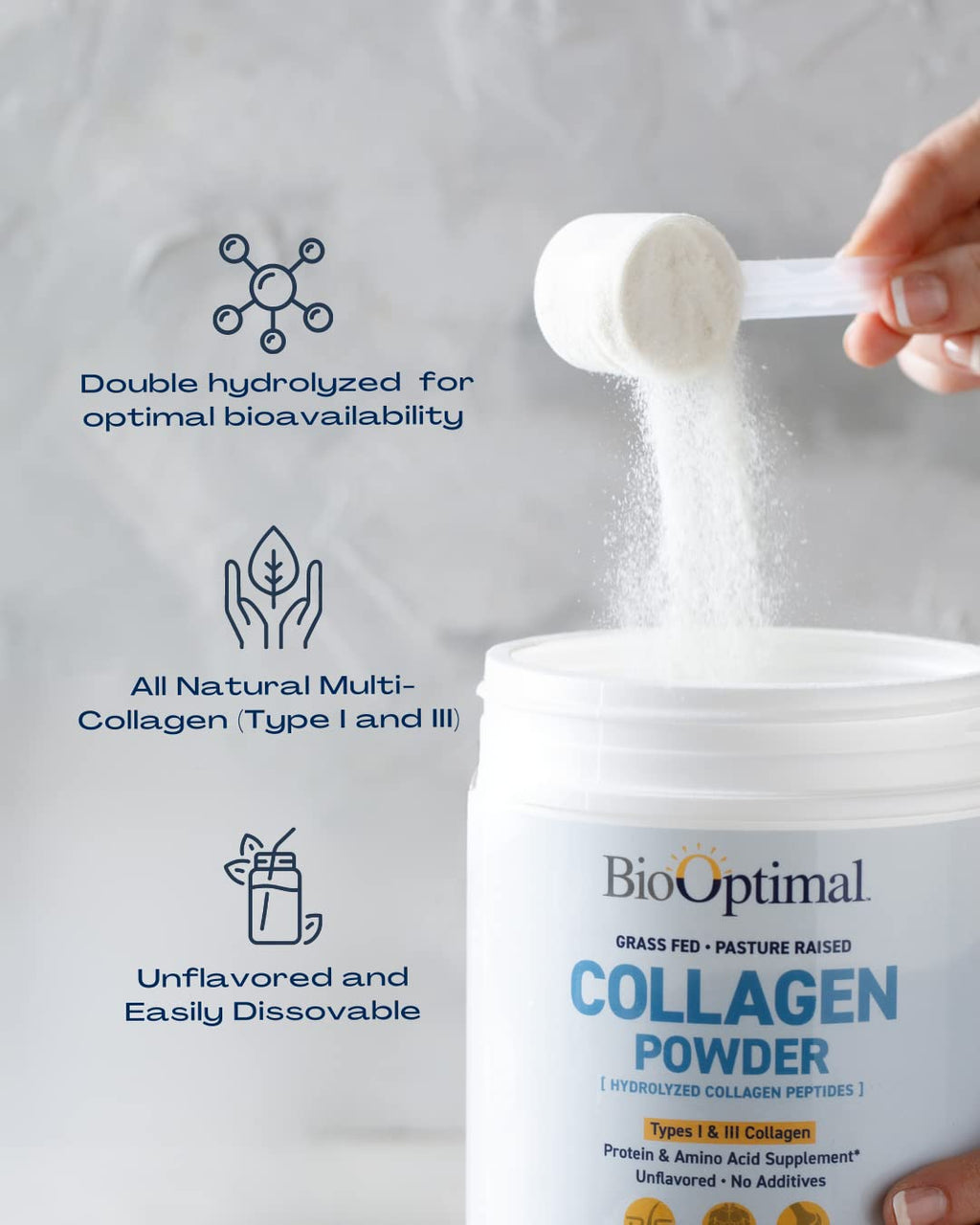 BioOptimal Collagen Peptides Supplement

