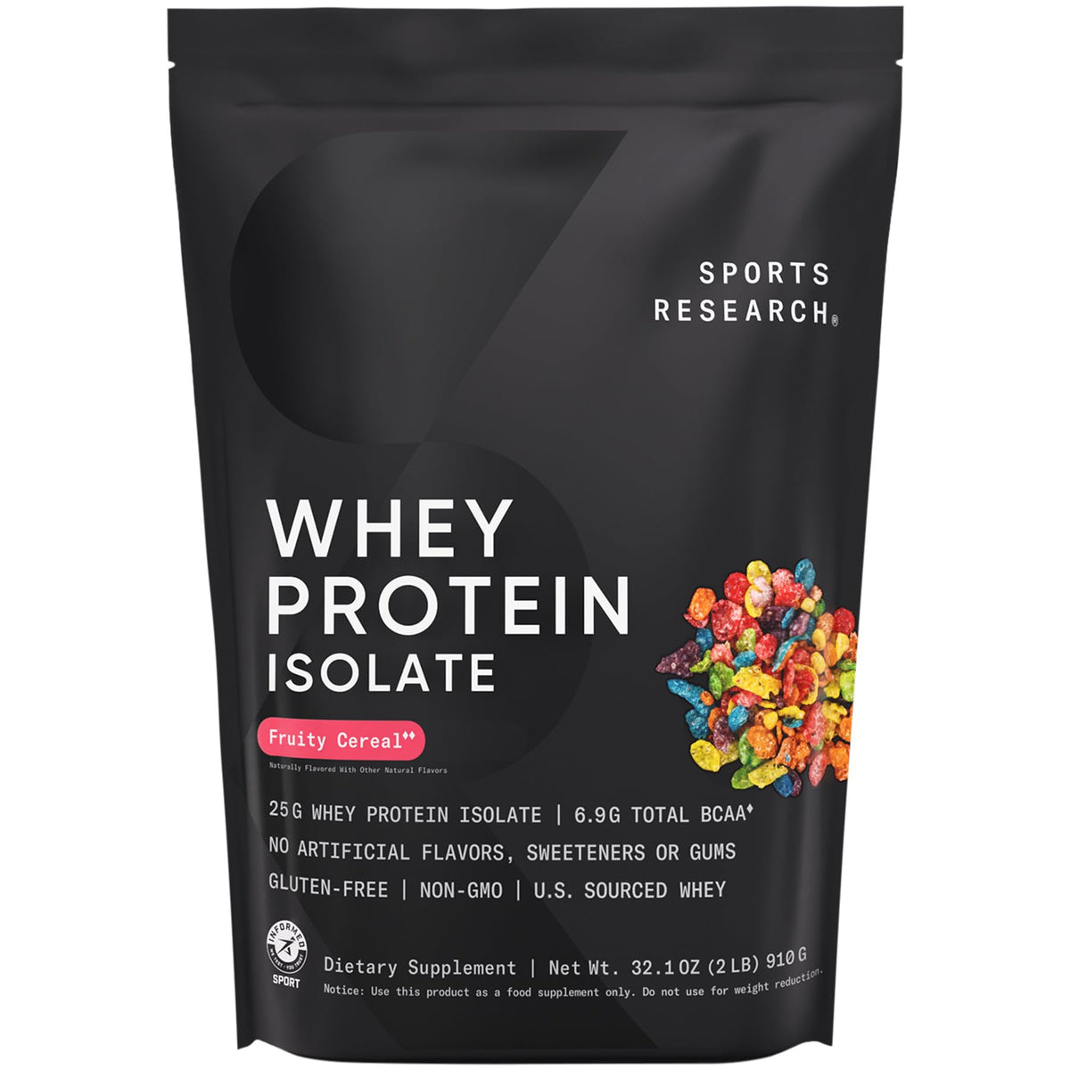 Sports Research Whey Protein Isolate Protein Powder