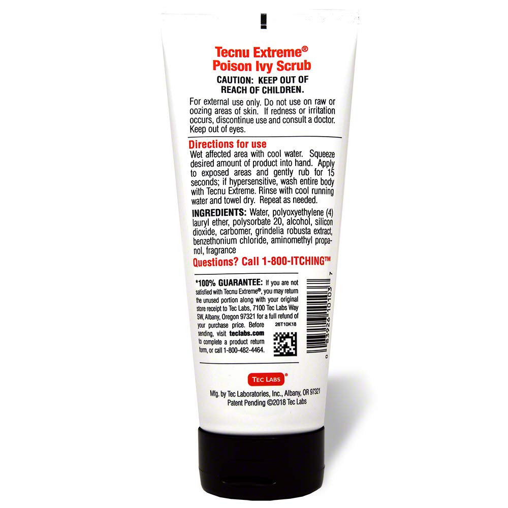Tecnu Extreme Poison Ivy and Oak Scrub Urushiol Removal

