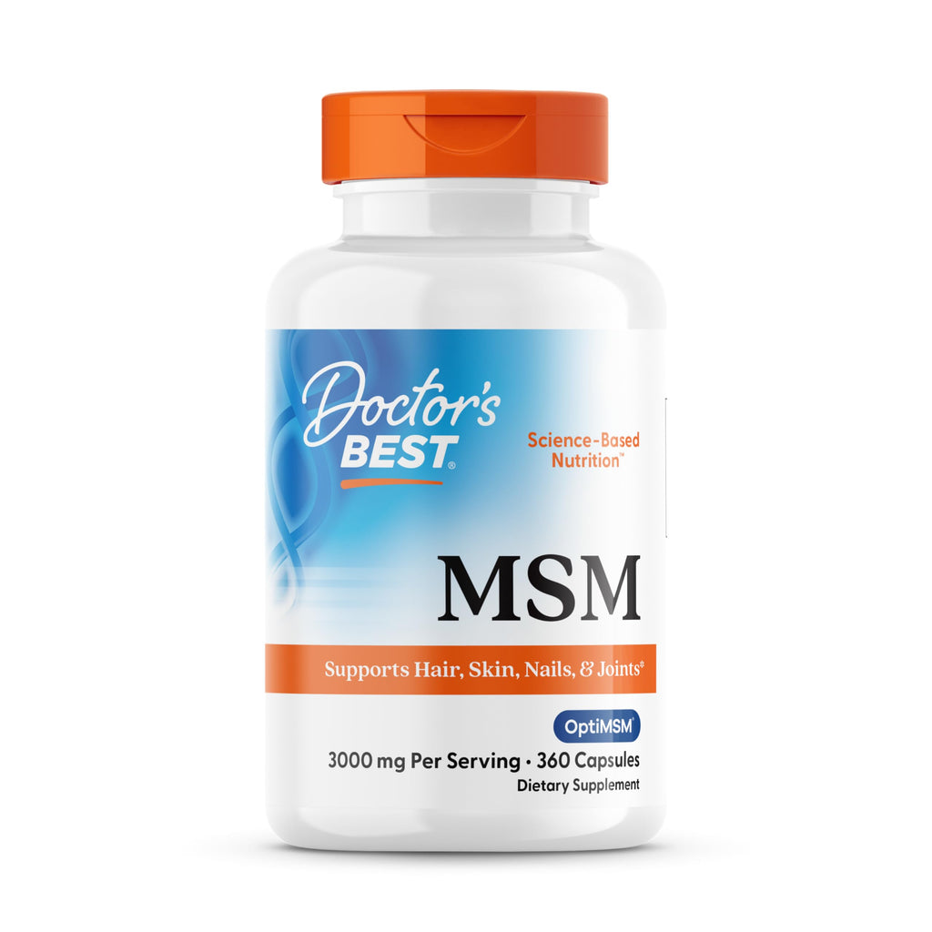 Doctor's Best MSM Supplement Capsules with OptiMSM

