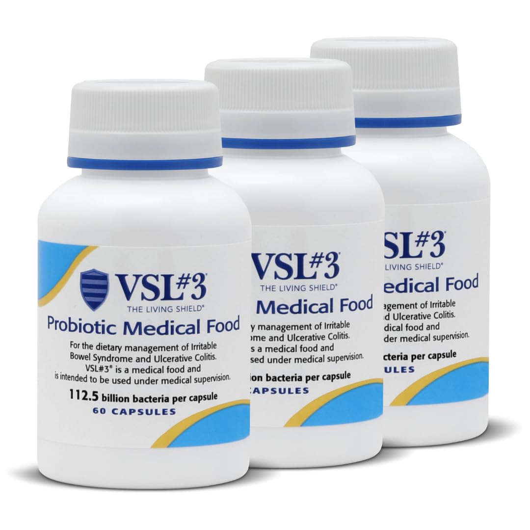 VSL#3 Probiotics for Digestive Health - Multi-Strain, Refrigerated Medical Food