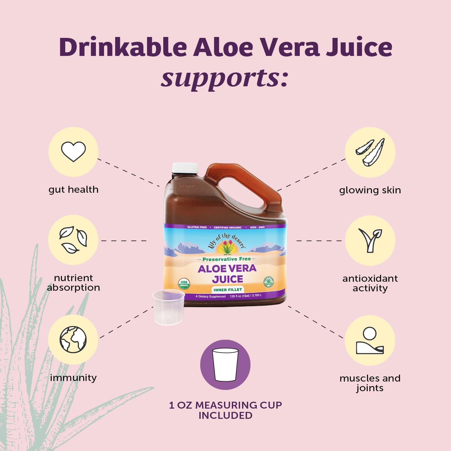 Aloe Vera Juice by Lily of the Desert Preservative-Free

