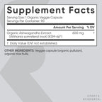 Sports Research Ashwagandha Supplement | Relaxation

