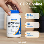 Nutricost CDP Choline 300 mg Vegetarian Capsule

