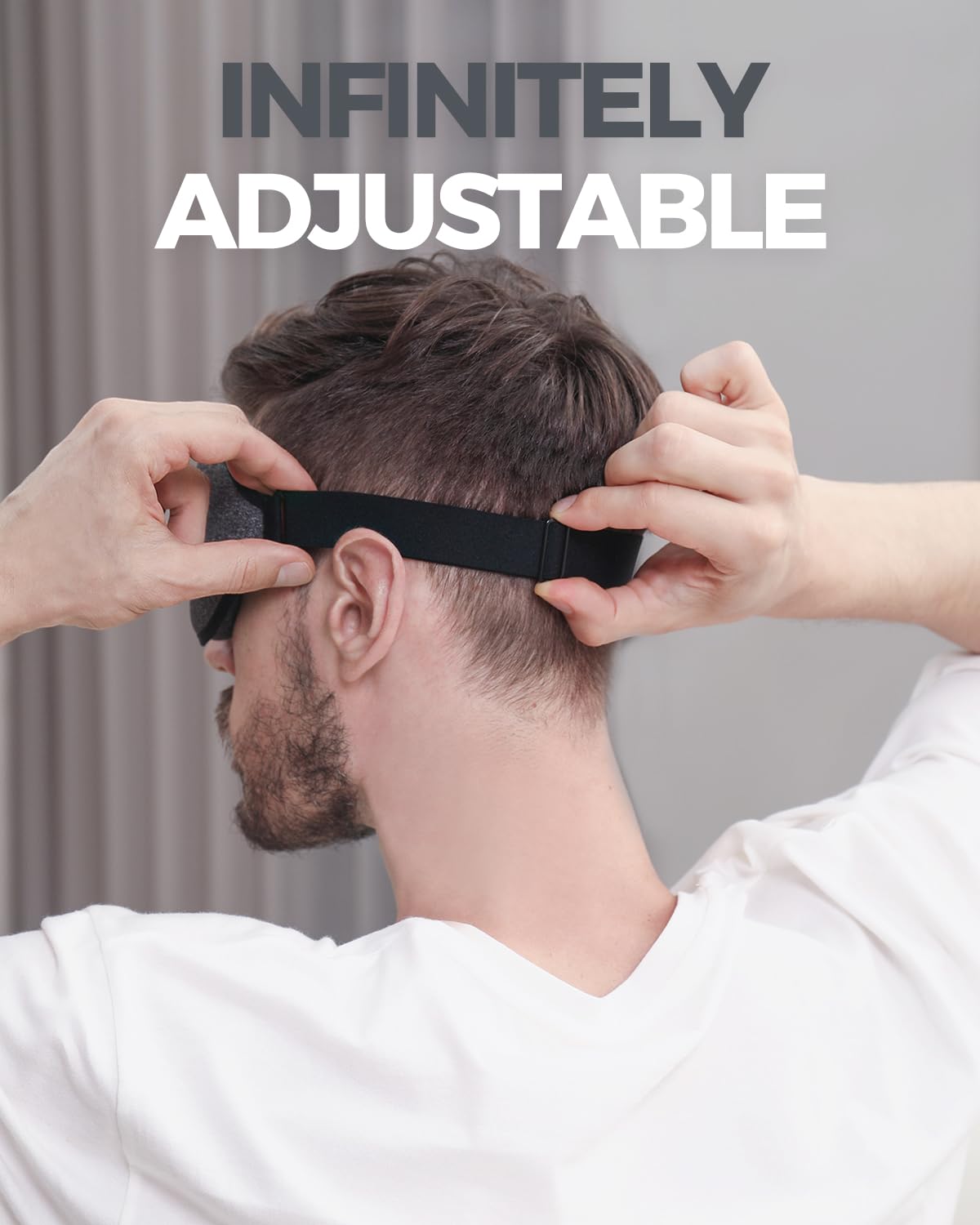 MZOO Luxury Sleep Mask 3D | Light Blocking & Comfort

