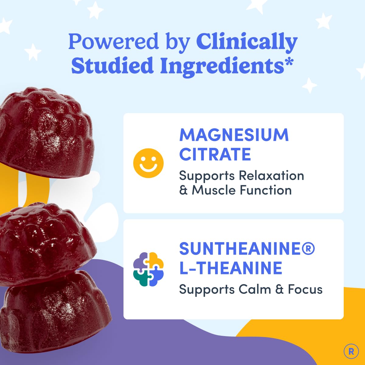 First Day Kids Magnesium Gummies | Bedtime Calm No Melatonin

