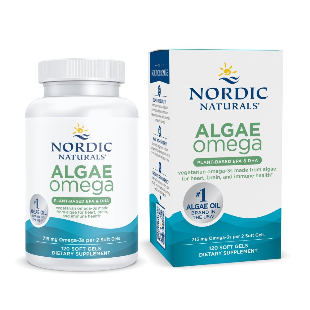 Nordic Naturals Algae Omega Vegan Omega-3 Soft Gels

