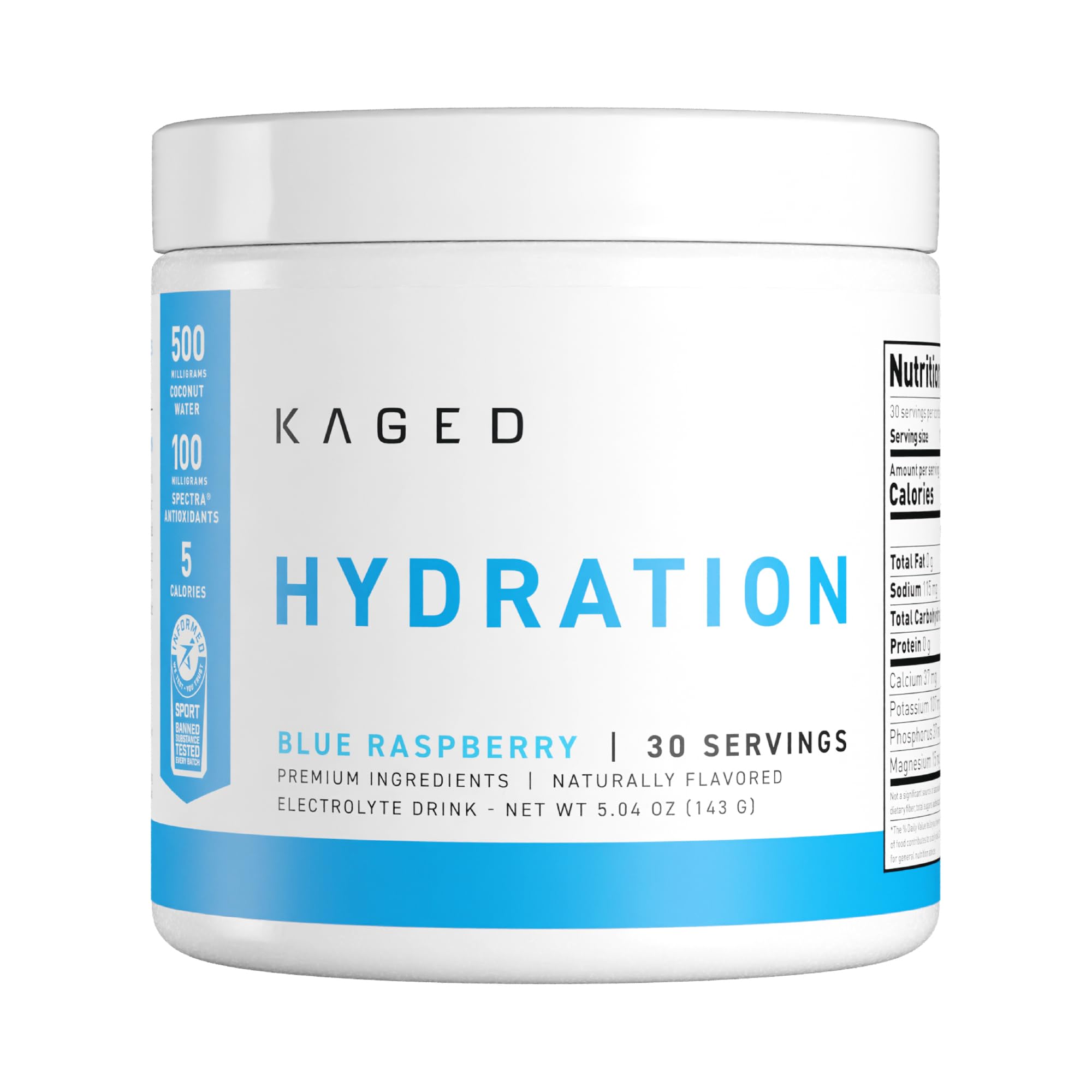 Kaged Sugar Free Hydration Electrolyte Powder