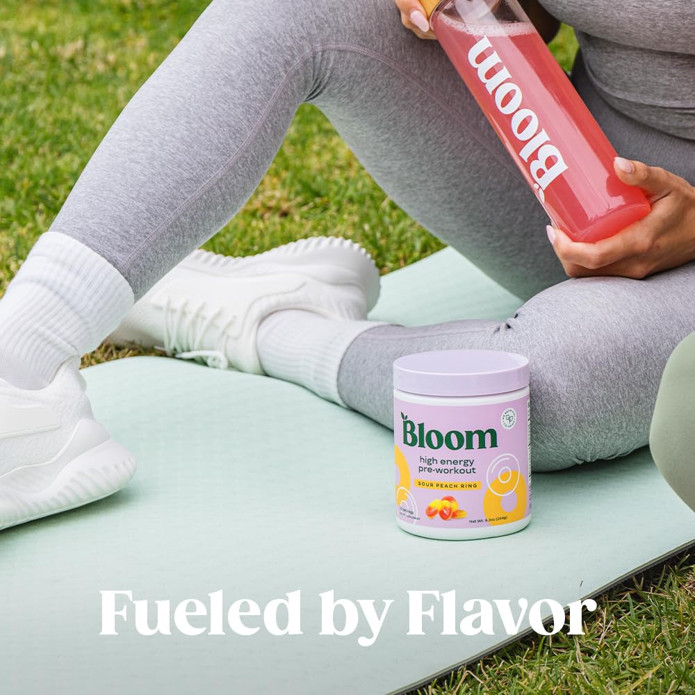 Bloom Nutrition High Energy Pre Workout with Beta-Alanine

