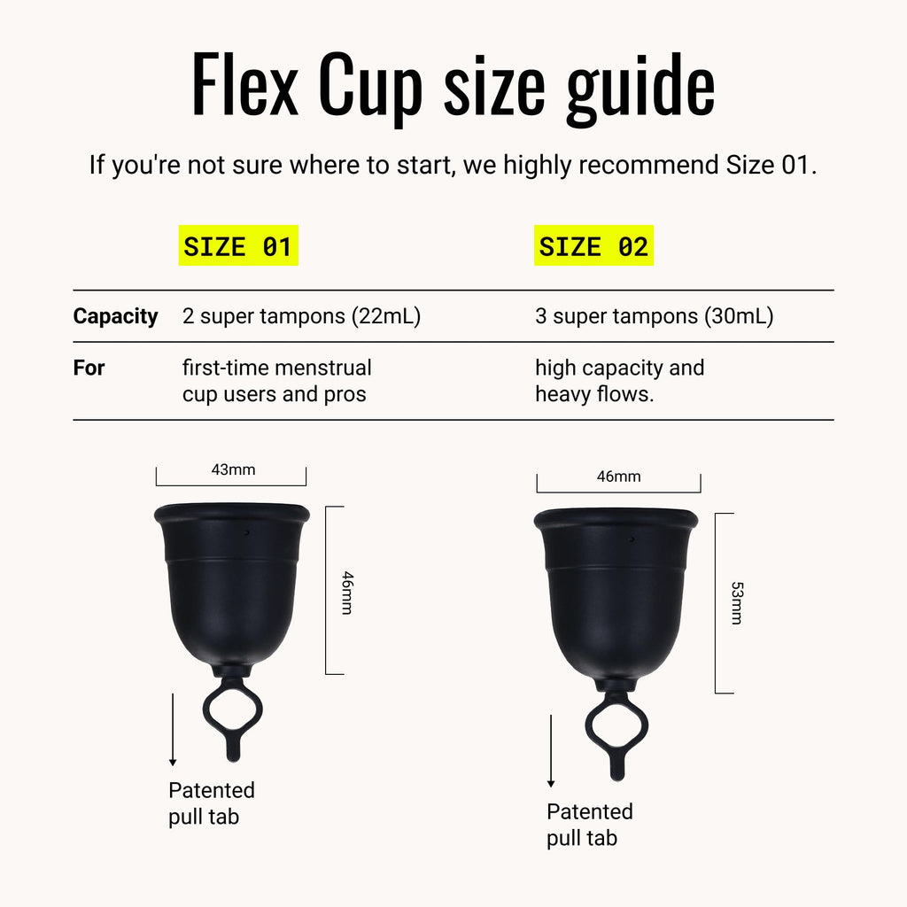 Flex Cup Starter Kit: Reusable Menstrual Cup

